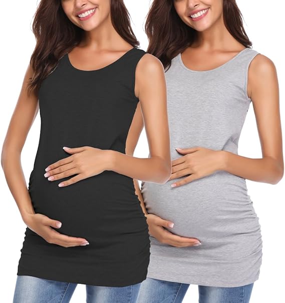 Maternity Clothing for Women Maternity Tank Top Sleeveless Pregnant