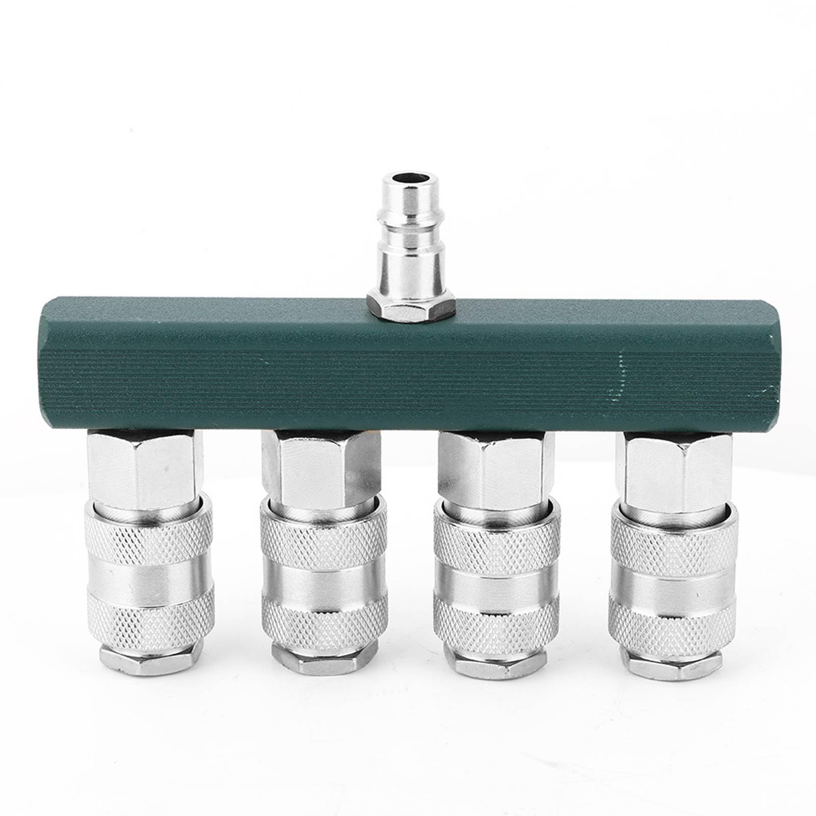 1/4 Inch NPT Pneumatic Connector 4 Way Quick Connector Air Hose Connector