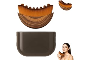 RTETTOA Lymphatic Contour Face Brush - Lymphatic Drainage Massager | Dry Facial Gentle Beauty Tool - Chin & Jawline Sculpting - for All Skin (1PCS)