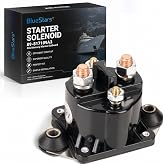 BlueStars 89-817109A3 12V Starter Solenoid Relay - Fits Mercury Outboard | Replaces 89-817109A2 89-817109A1. For Mercury Marine Outboard 40 50 75 90 120 V135 V150 V175 V200 V225 Force