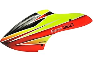 MICROHELI Assassin Canopy - Blade Fusion 360 RC Helicopter Fuselage