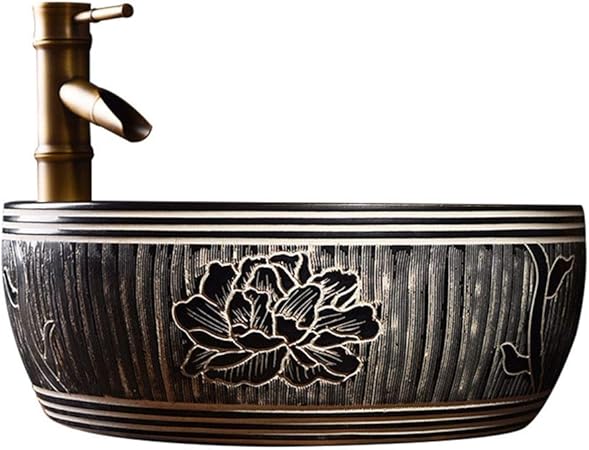 William 337 WYZ Cuenca del Cuenco encimera, Cerámica Baño Arte Lavabo