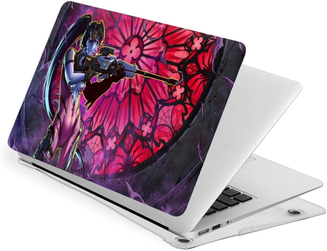 Overwatch Widowmaker Laptop Case MacBook Non-Slip Durable Waterproof Plastic Hard Shell Case,for MacBook New Air 13/Air 13/15 Inch/Touch 13/15inch PVC Laptop Protective Cover air13