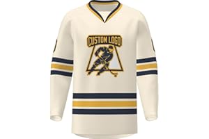 Custom Hockey Jersey Hockey Practice Jerseys Stitched/Printed Name Number,Personanlized Sports Uniform for Men/Youth/Women