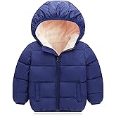 BFUSTYLE Toddler Winter Coats Hooded Infants Fleece Jacket Thickened Jacket for Baby Girls Boys 1-5T