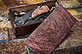 Camping Knife Wood Box- Groomsmen Gift, Pocket Knives & Wooden Boxes- Tactical Boyfriend Set, Groomsman or Mens Hunting Wedding Gifts- Folding Blade, Spring Assist Open w/ Clip, Tac-Force 606W
