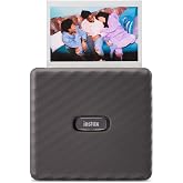 Fujifilm Instax Link Wide Photo Printer, Mini, Wireless Bluetooth, Portable, Compact, and Lightweight Polaroid Picture Printer, Compatible with iPhone iOS and Android Devices - Mocha Gray (Renewed)