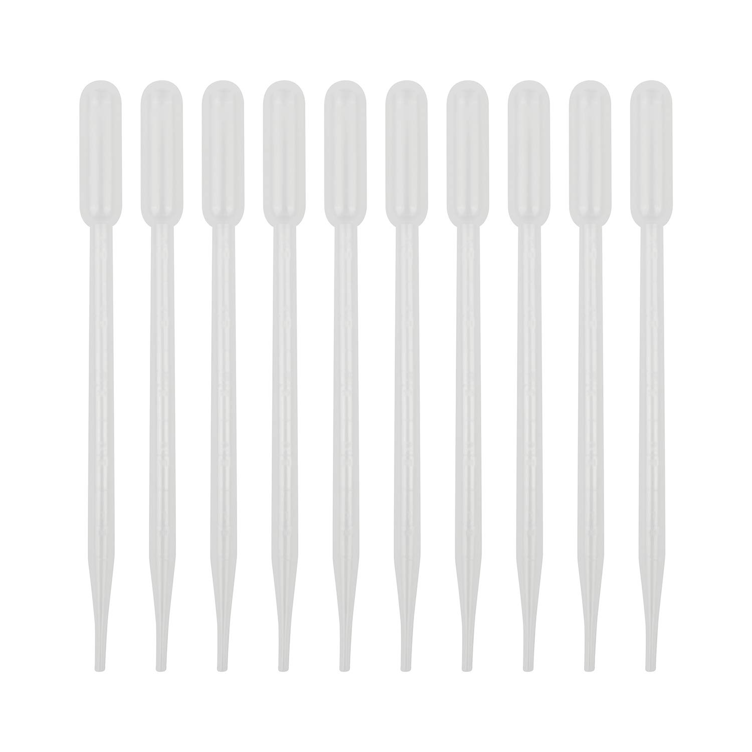 Rowiz 5ml Disposable Plastic Transfer Pipettes with Scale Suitable for Essential Oils & Science Laboratory 100PCS