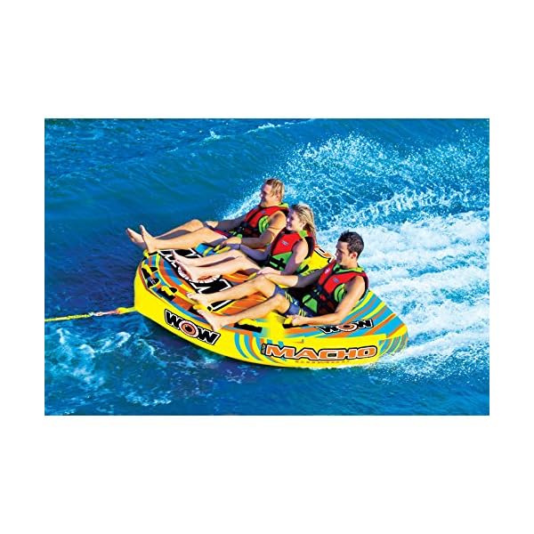 WOW-Sports-WOW-World-of-Watersports-Macho-16-1030-1-to-3-Person-Towable-Tube-Multiple-Riding-Positions
