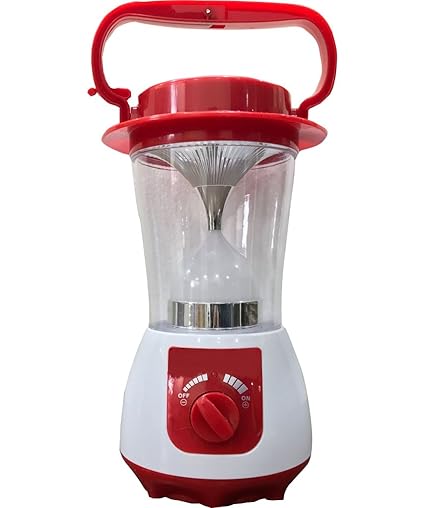light Home Delight 24 Watt Solar Power Bank Emergency Light (Red and White)