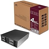 Vantec 4 x 2.5 Inches SAS/SATA SSD/HDD 1 Bay Aluminum Mobile Rack (MRK-M2504T)