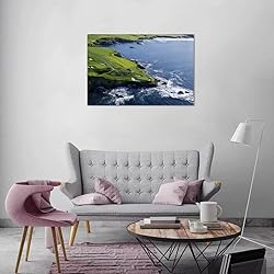 Pebble Beach Golf Course Canvas Wall Art for Living