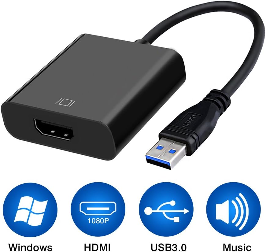 USB 3.0 a HDMI, HD 1080P video cavo adattatore con uscita audio per