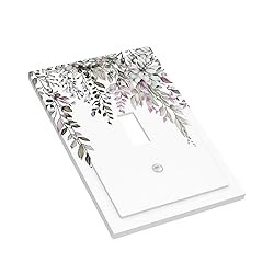 Spshian Decorative Light Switch Cover Plate Rustic