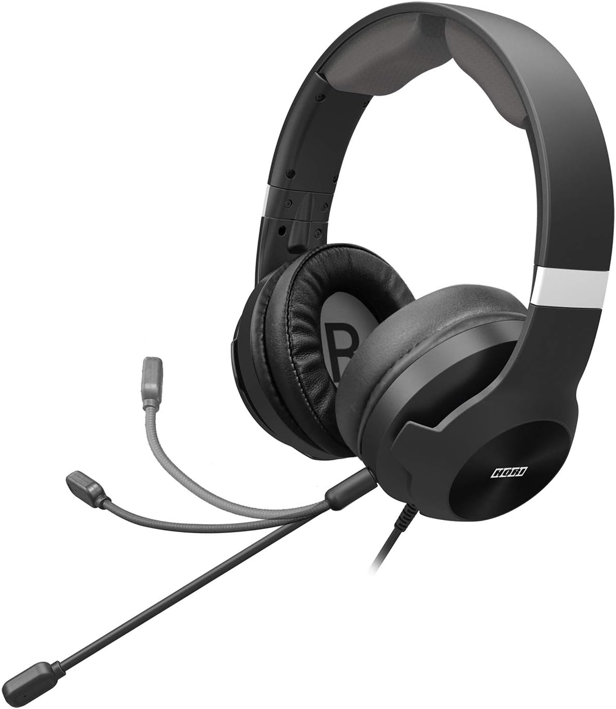 HORI Gaming Headset Pro (compatible with Xbox One & PC) /Xbox X, schwarz / silber - Image 4