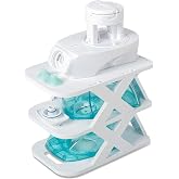 ETCBNIU Countertop Caddy Compatible with Navage Nasal Irrigation System,Nose Pillows Cleaning Drying Caddy Kit Nasal Care System countertop Caddy, NOMAL, White