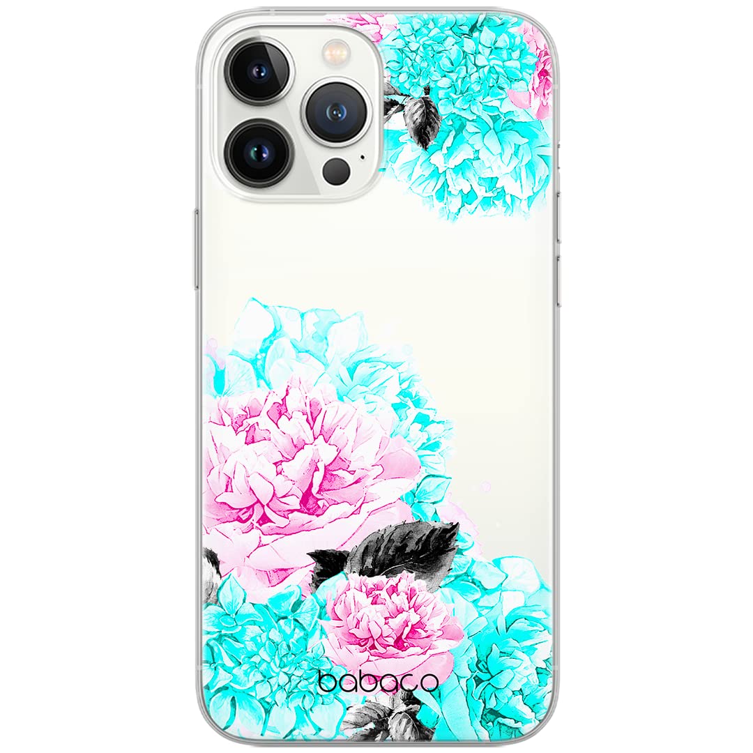 Babaco ERT GROUP mobile phone case for Apple Iphone 6 PLUS original and officially Licensed pattern Flowers 002 optimally adapted to the shape of the mobile phone, partially transparent