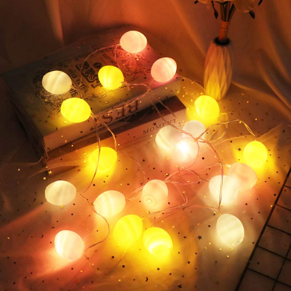 Amor Easter Egg Lights String Easter Decorations String Lights for Easter Halloween Christmas Holidy Party Home Decor