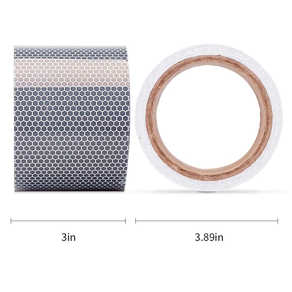 Starrey Flexible Reflective Tape White Silver 3 Inch X 15 Feet High Intensity Grade DOT-C2 Safety Tape Waterproof Conspicuity Trailer Reflector …: Industrial & Scientific