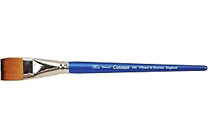 Winsor & Newton Cotman Water Colour Series 666 Short Handle Synthetic Brush, SH 1"