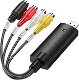 Bumdenuu USB 2.0 Video Capture Adapter RCA S-Video TV DVD DVR Win10 view 5