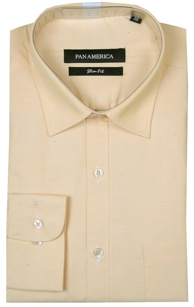 Buy Pan America Men's Plain Slim Fit Formal Shirt