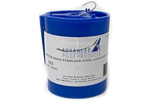 ADVANCED PILOT PRODUCTS APP - Aviation Grade Stainless Steel Safety/Lock Wire | MS20995C | ASTMA580 | 302/304 (.041" Dia - 1lb)