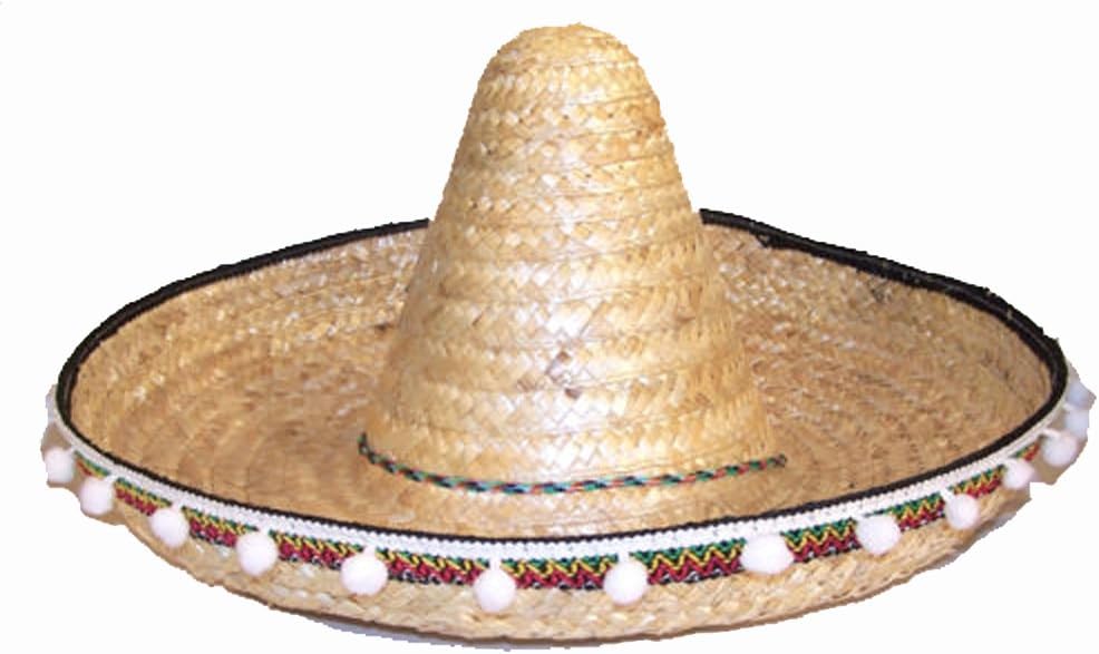 Amazon Com Tan Mexican Sombrero Wide Rim Hat With Tassel S Mexico Style Tall Wide Hat Everything Else