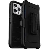 OtterBox Defender Series Screenless Edition Case for iPhone 14 Pro (Only) - Case Only - Microbial Defense Protection - Non-Retail Packaging - (Black)