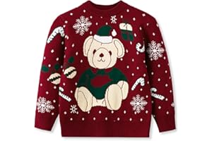 Remimi Kids Christmas Sweater for Toddler Girls Boys Holiday Pullover Top