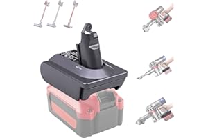 TEPULAS 【New Version】 3-in-1 for V6+V7+V8 Vacuum Adapter for Craftsman 20V V20 Battery Replace to for V6/V7/V8 Battery, Compatible for V6 V7 V8 Animal Absolute Stick Handheld Vacuum Cleaners for Home