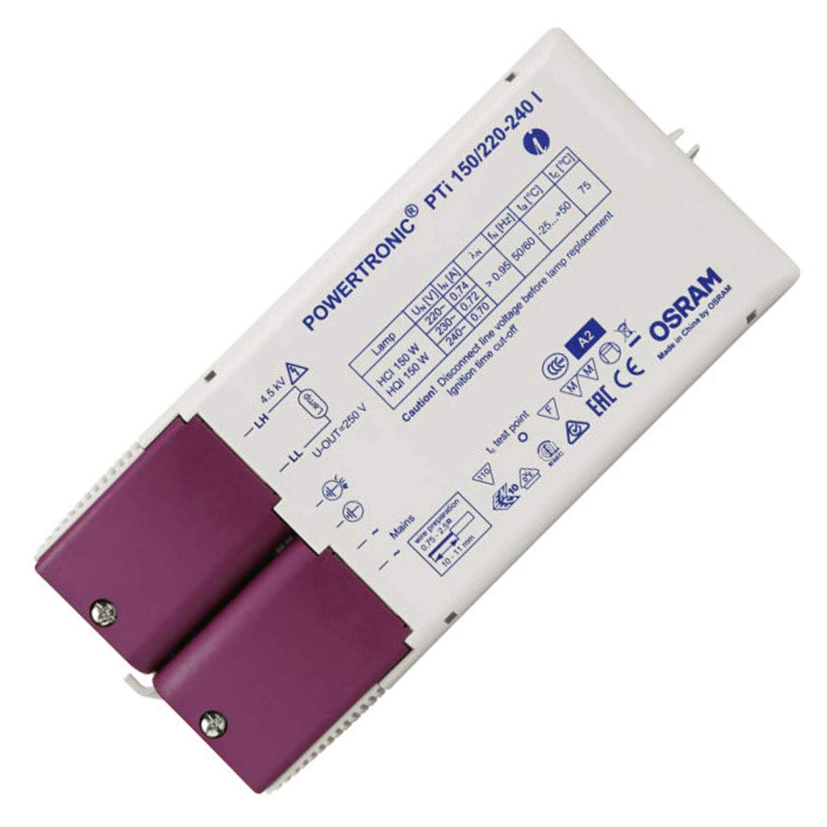 Ballast for HID Lamps, 150W, POWERTRONIC Intelligent PTI