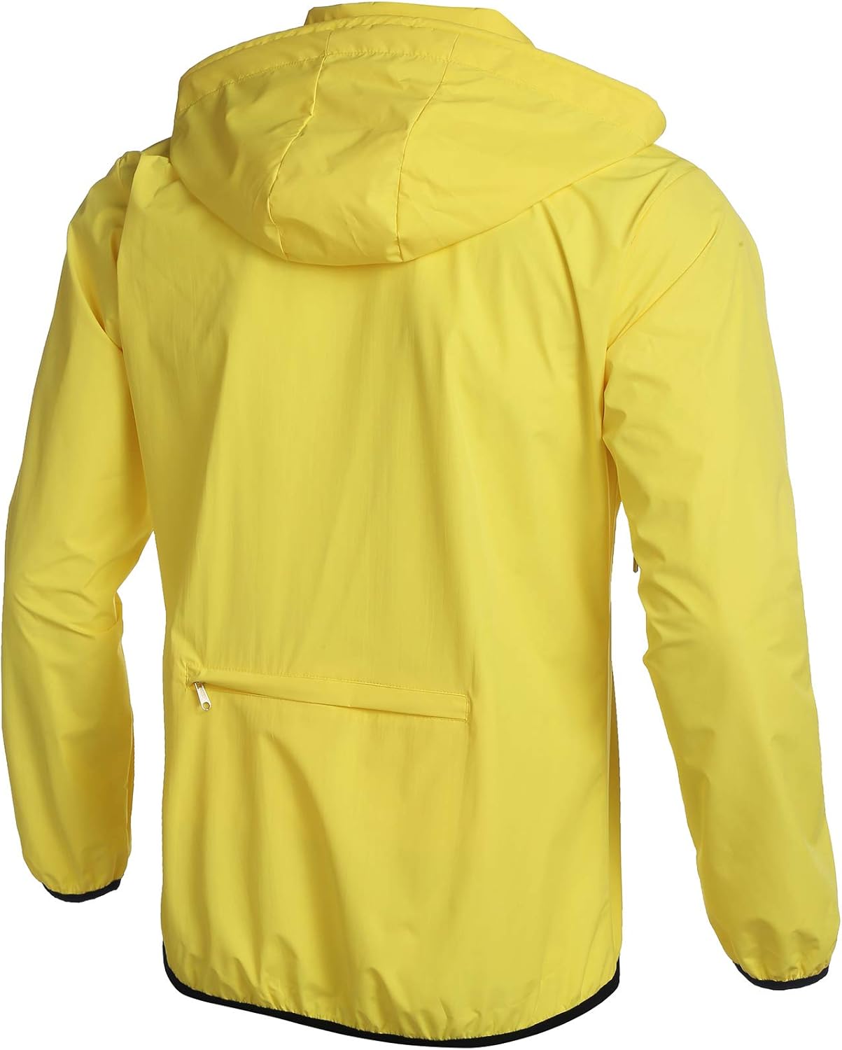COOFANDY Unisex Packable Rain Jacket Lightweight Waterproof Hooded Outdoor Running Hiking Cycling Raincoat at  Men’s Clothing store