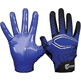 Cutters Football Glove, Best Grip Football Gloves, Lightweight &amp; Flexible, Youth &amp; Adult Sizes, 1 Pair