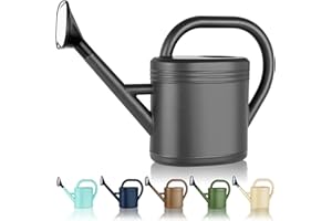 GEGEMAOYI Watering Can for Indoor Plants, Garden, Outdoor Plant House Flower, Modern Plant, Large Long Spout with Sprinkler Head 1 Gallon