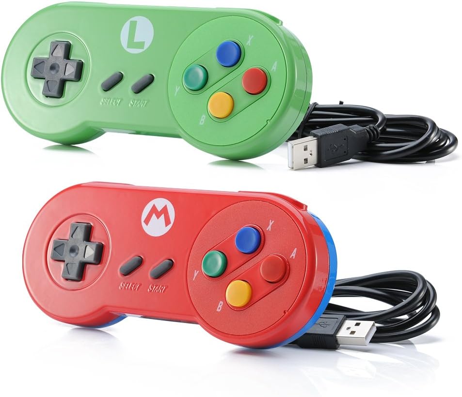 Data Frog 2 PACK Retro SNES Classic PC Game Controller Windows 10