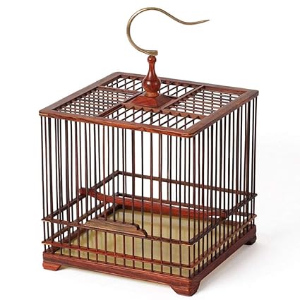 Zrzjbx Cage à Oiseaux En Boisgrive Cages à Oiseauxcage à