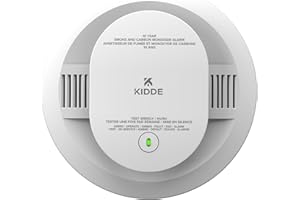 Smoke + Carbon Monoxide Combo Alarm with Voice Alerts and 10-Year Lithium Battery