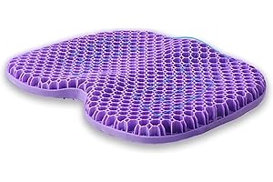 Found Notice Cooling Gel Seat Cushion,3D Thicker Gel Seat Cushion for Long Sitting, Relieves tailbone pressure and back pain, U-Shaped Cushion for Car, Desk Chair, Wheelchair Cushion, Office Chair