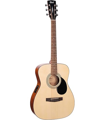 Amazon.com: Cort 6 String Acoustic-Electric Guitar, Right, Natural