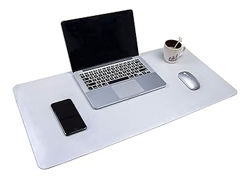 Multifunktionales Office Mauspad, 80 * 40 cm YSAGi Wasserdichte Schreibtischunterlage aus PU-Leder, Ultradünnes Mousepad zwei