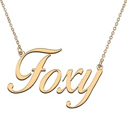 HUAN XUN Customized Custom Simple Any Name Necklace