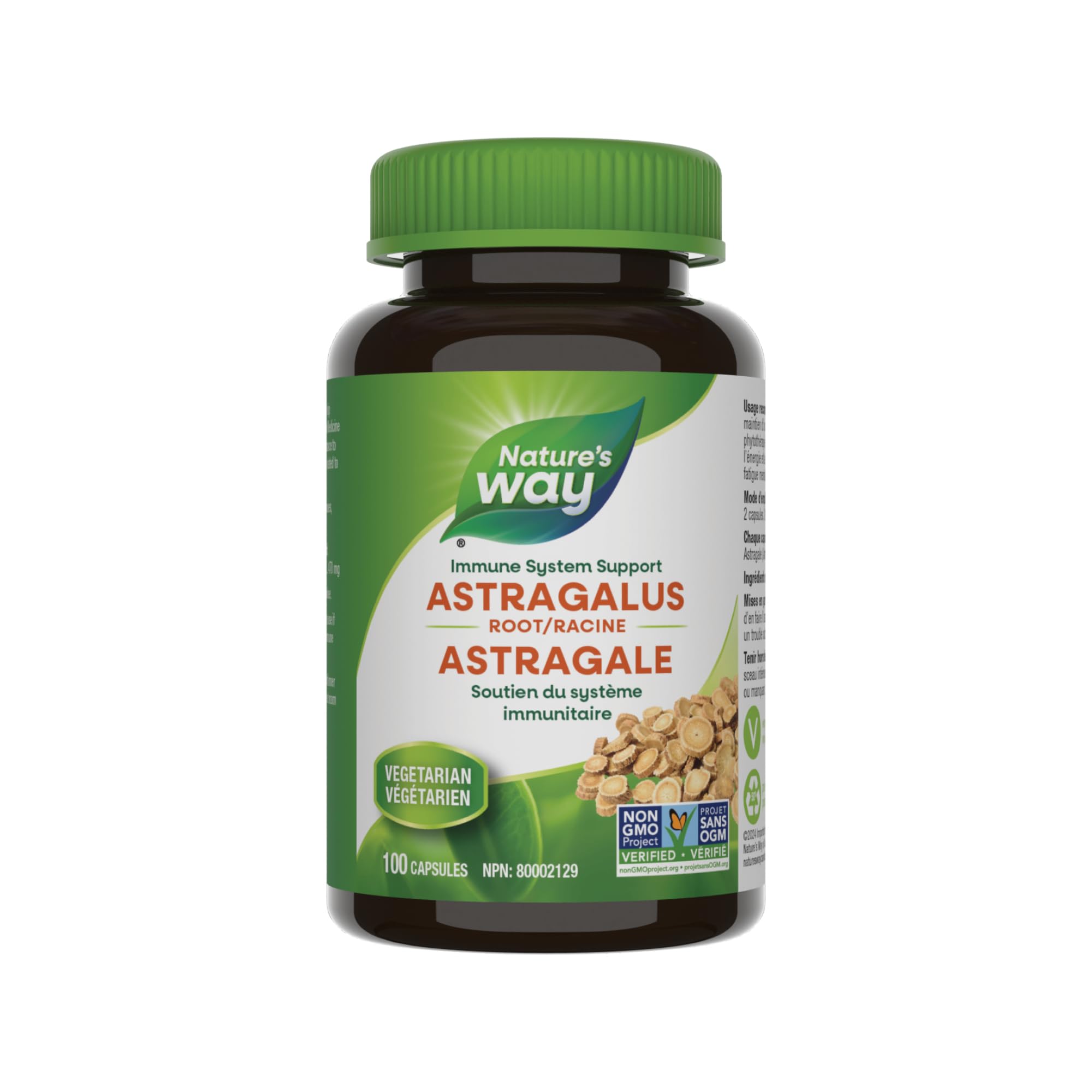 Nature's Way Astragalus Root / 100 Veg Caps