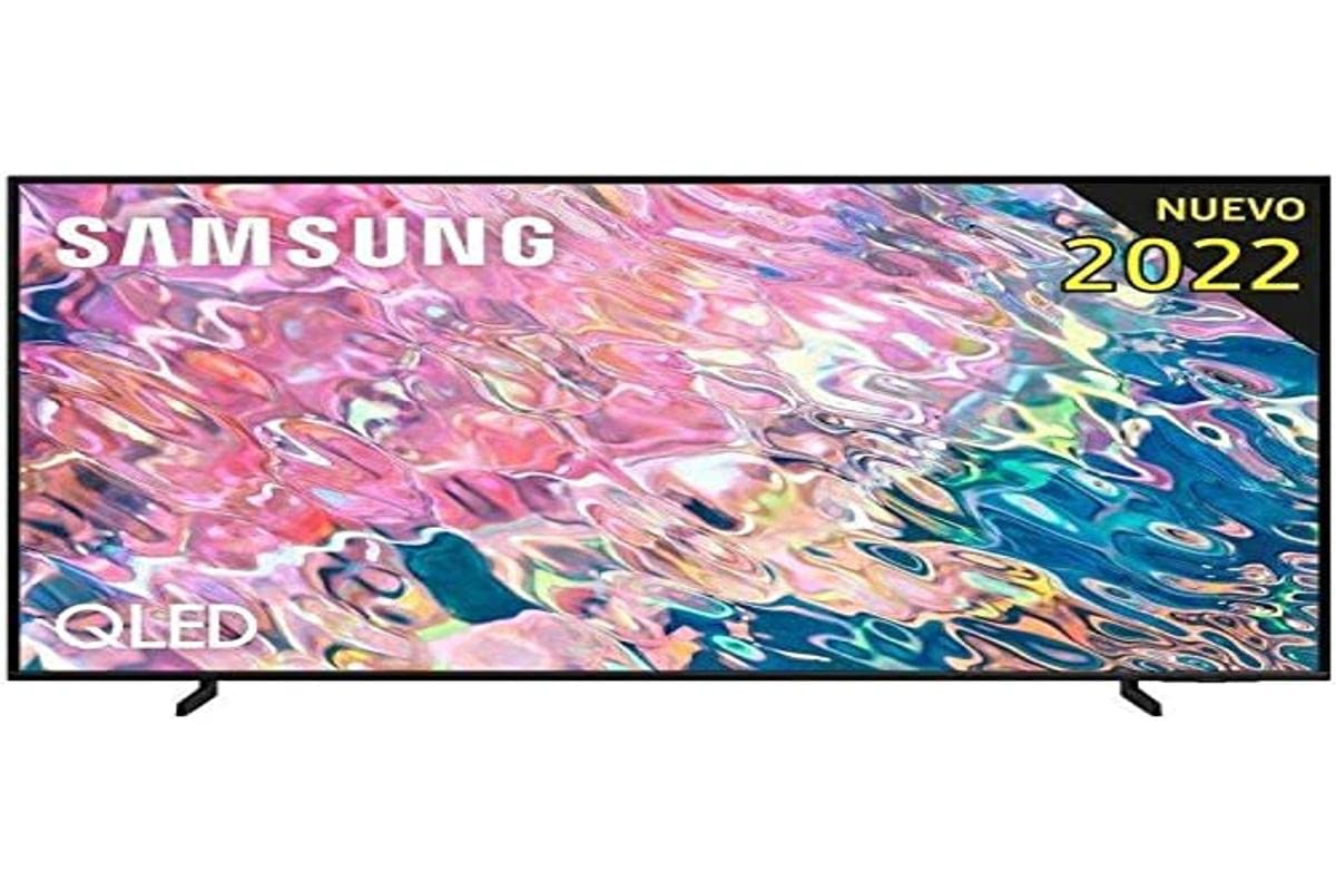 Samsung-TV-QLED-4K-2022-55Q60B-Smart-TV-de-55-con-Resolucion-4K-100-Volumen-de-color-Procesdor-QLED-4K-Lite-Quantum-HDR10-Multi-View-y-Modo-Juego-Panoramico-y-Alexa-integrada