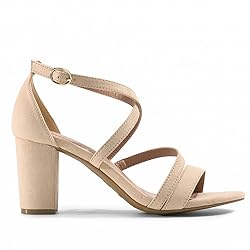 DREAM PAIRS Women’s Ankle Strap Dress Pump Low