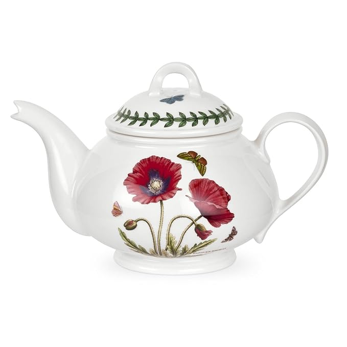 Portmeirion Botanic Garden Teapot Poppy Amazon.co.uk Kitchen & Home