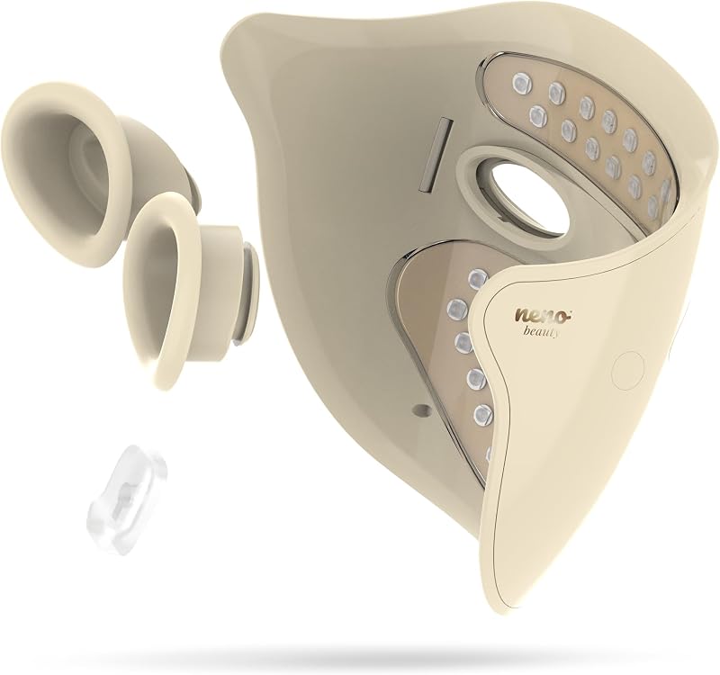 Beauty Alva Maschera LED Viso con Luce Rossa e Blu USB-C