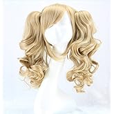 God's Hand Alibuy Light Blonde Cosplay Wigs with Pigtails 17.7" Thick and Soft for Costume Party Halloween
