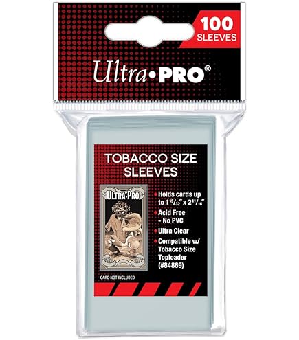 Amazon.com: Ultra Pro 7442784868 Tobacco Card Sleeve - 100 per