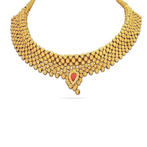 22KT Yellow Gold Choker Necklace for Women
